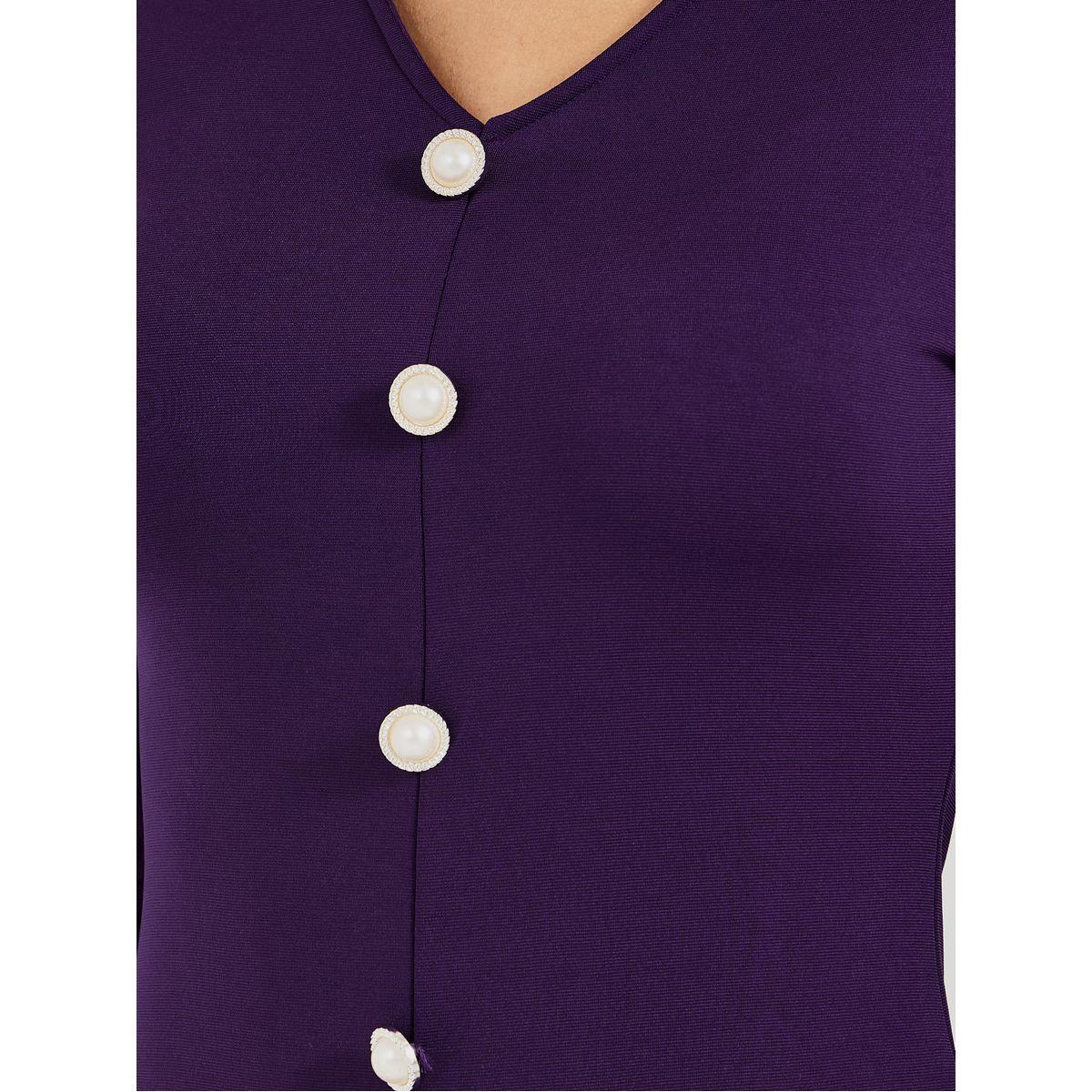 فستان ميدي ضيق بنمط كتل الالوان-women-clothing-dresses-image-3
