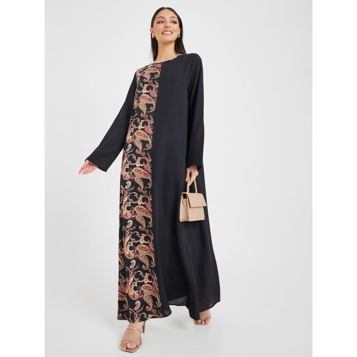 Paisley Print Jalabiya-women-arabicclothing-jalabiyas-image-1