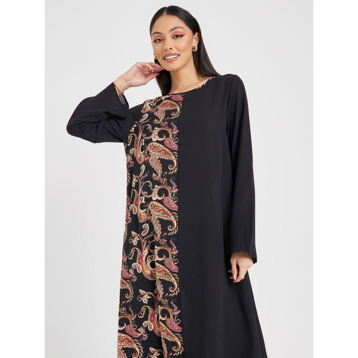 جلابية مطبع بطبعات بيزلي-women-arabicclothing-jalabiyas-image-2