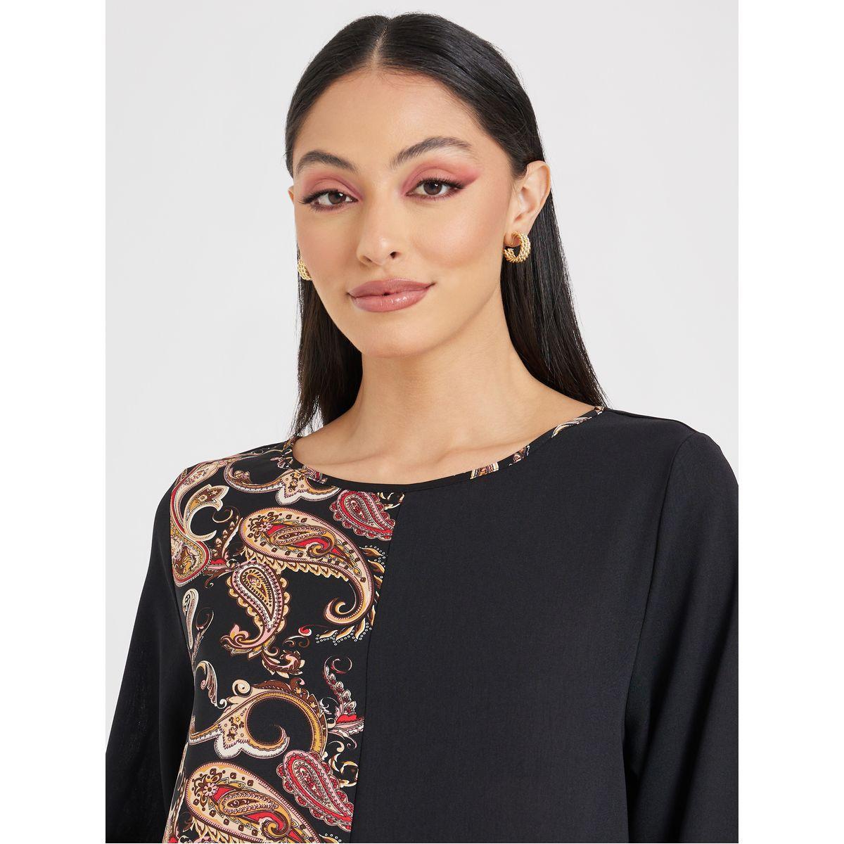 Paisley Print Jalabiya-women-arabicclothing-jalabiyas-image-3