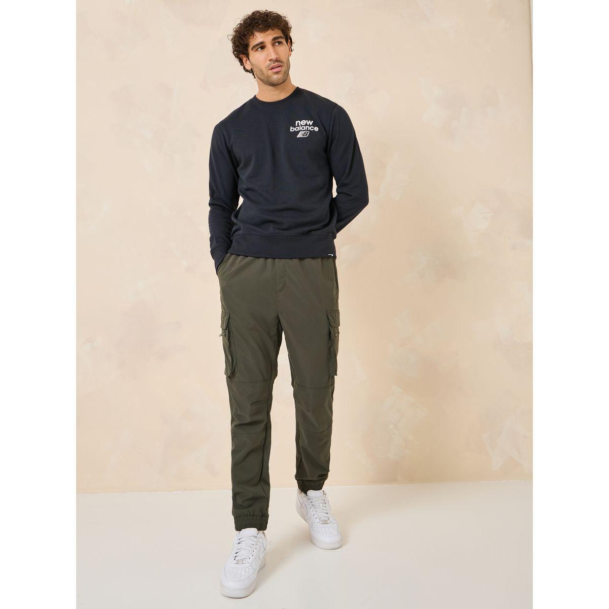 New Balance Logo Print Sport Crew Neck Sweatshirt-men-winterwear-hoodiesandsweatshirts-image-2