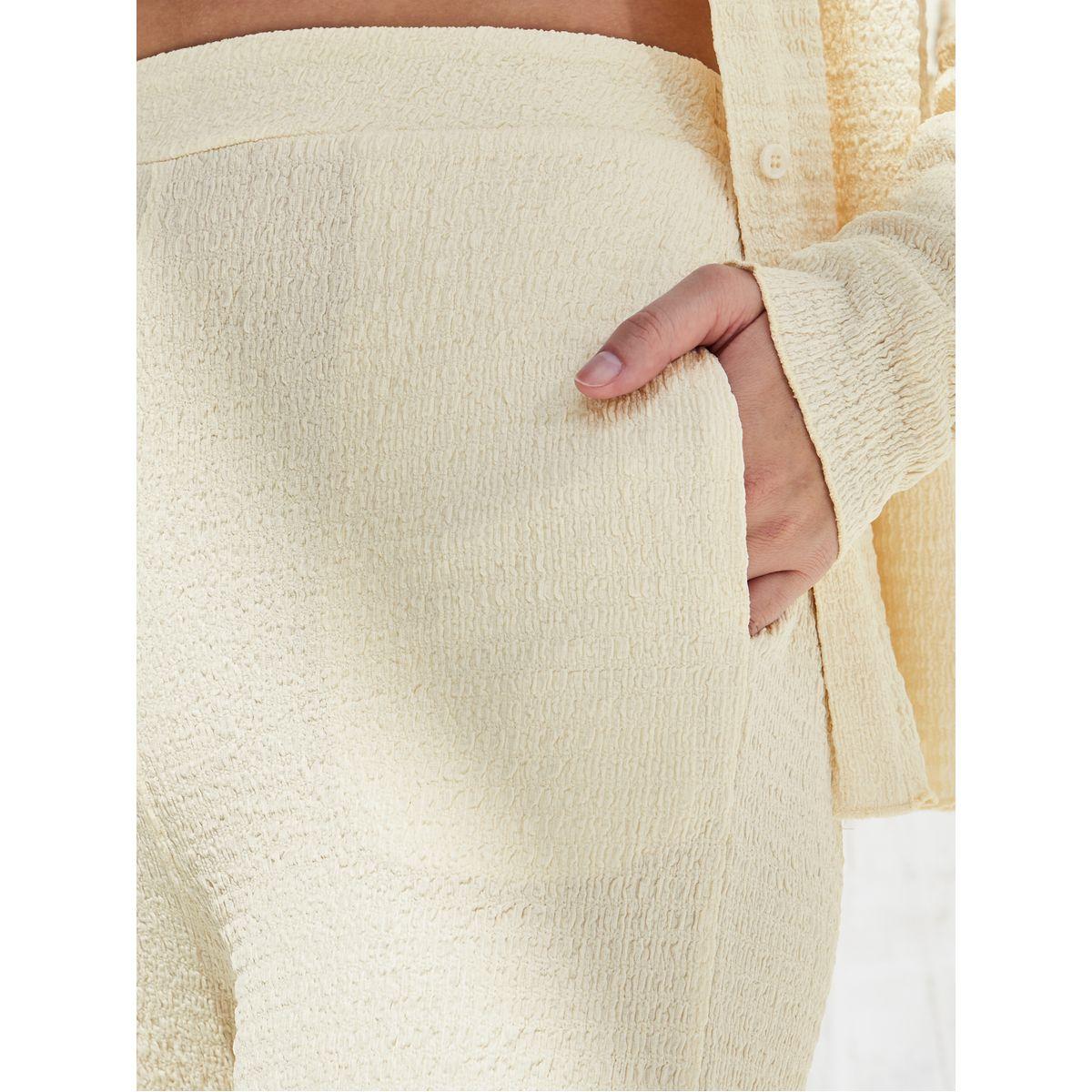 Styli Elevate Textured Wide Leg Trouser with Side Slit-women-clothing-bottoms-trousers-image-3
