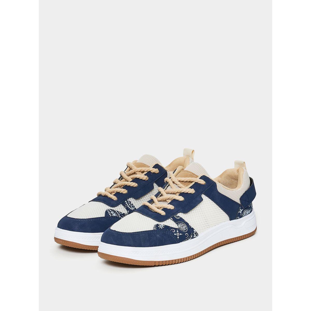 Styli Colorblock Paisely Detail Sneakers-men-shoes-sneakers-image-3