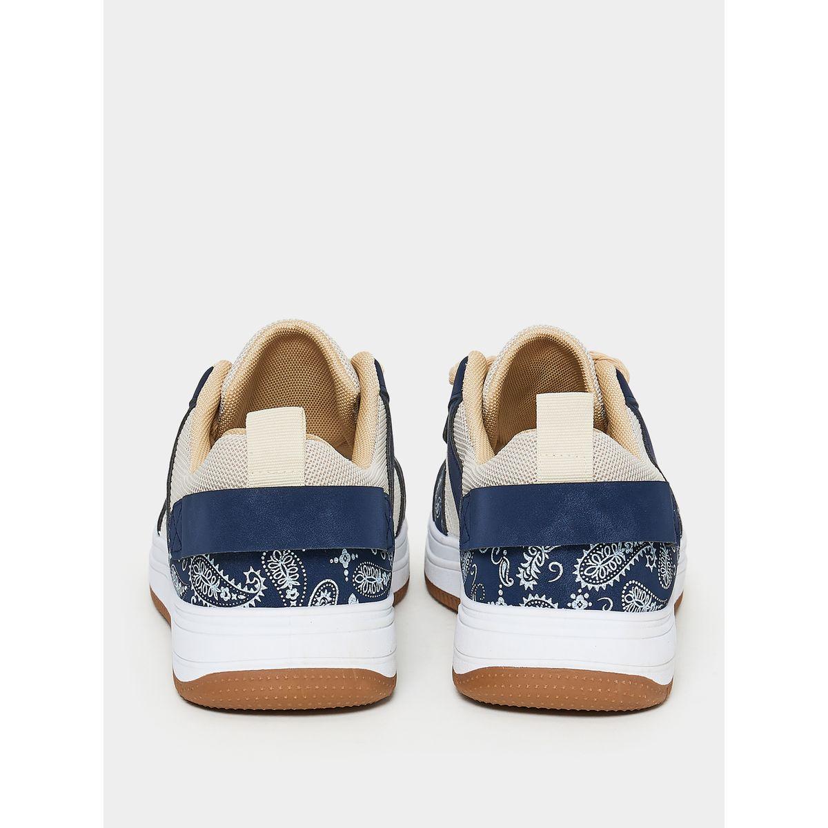 Styli Colorblock Paisely Detail Sneakers-men-shoes-sneakers-image-4