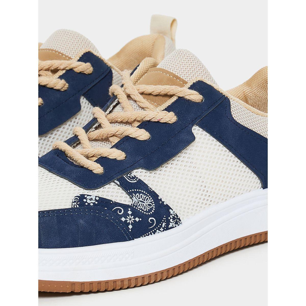 Styli Colorblock Paisely Detail Sneakers-men-shoes-sneakers-image-6
