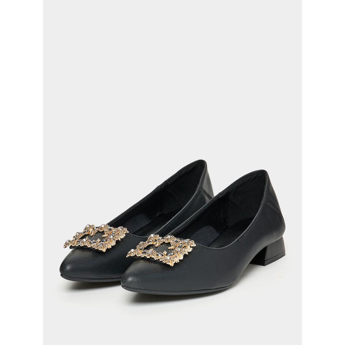 Styli Embellished Buckle Formal Shoes-women-shoes-heels-image-2