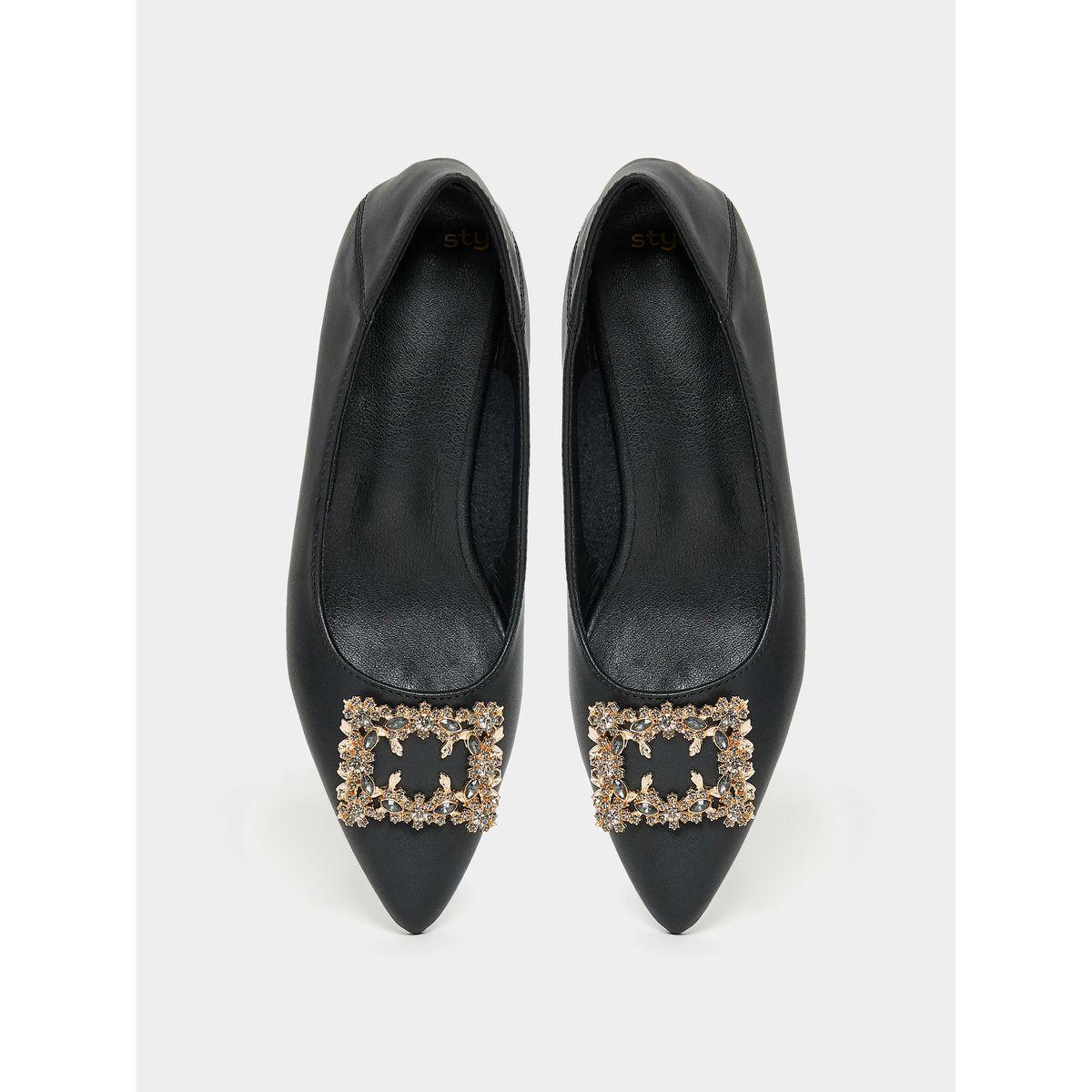 Styli Embellished Buckle Formal Shoes-women-shoes-heels-image-4