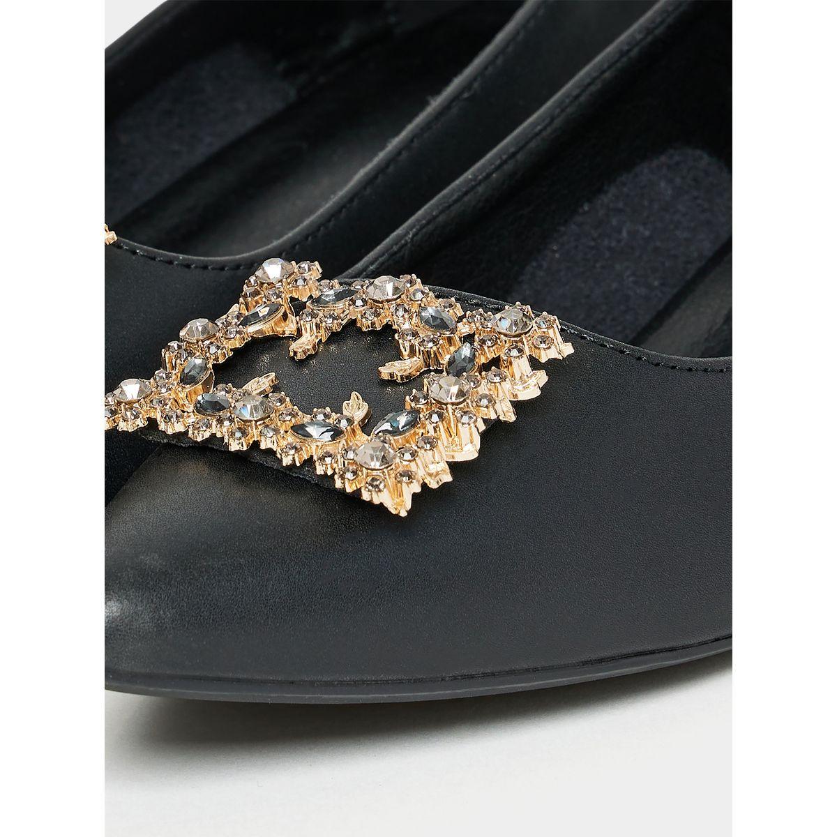 Styli Embellished Buckle Formal Shoes-women-shoes-heels-image-5