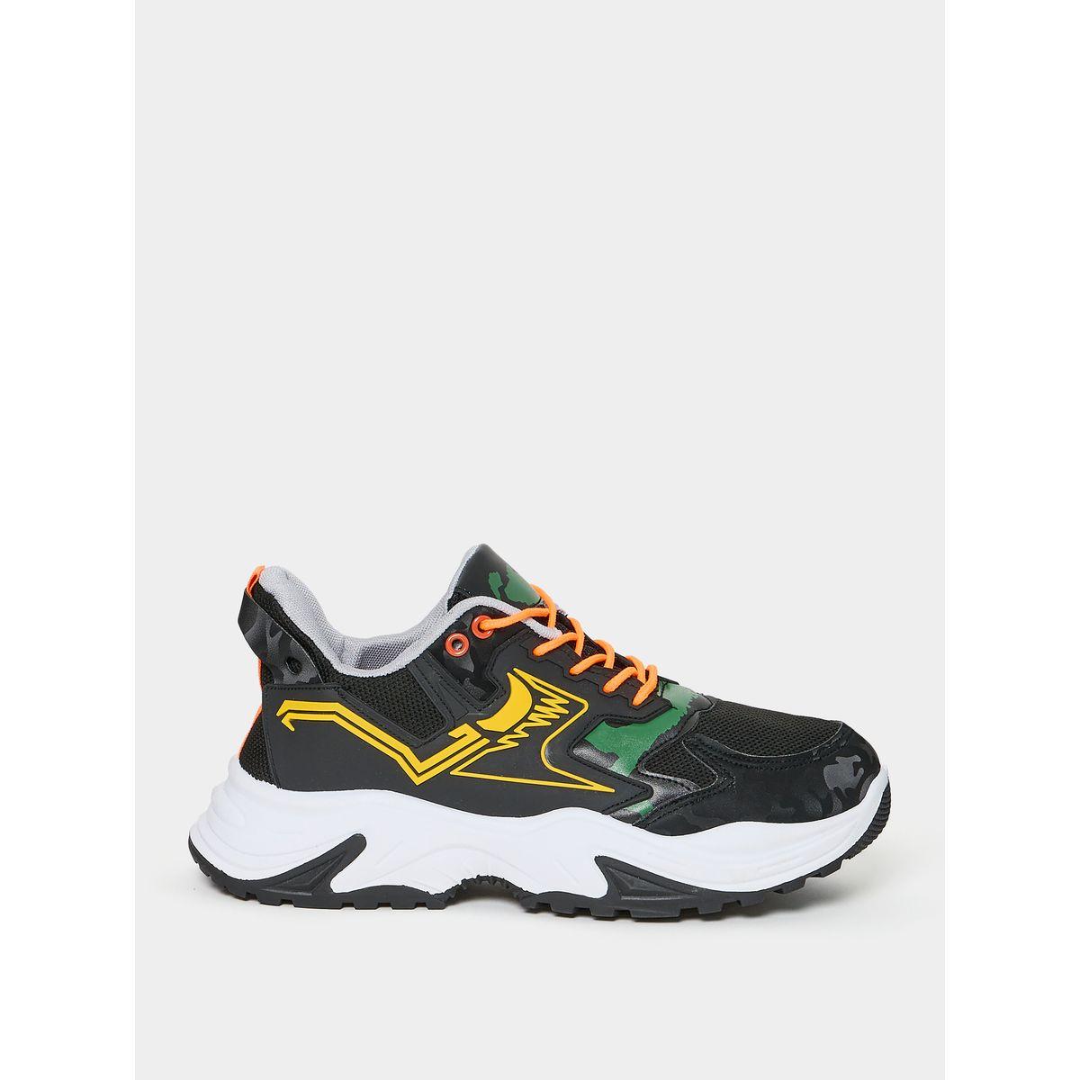 Styli Contrast Detail Textured Sneakers-men-shoes-sneakers-image-2