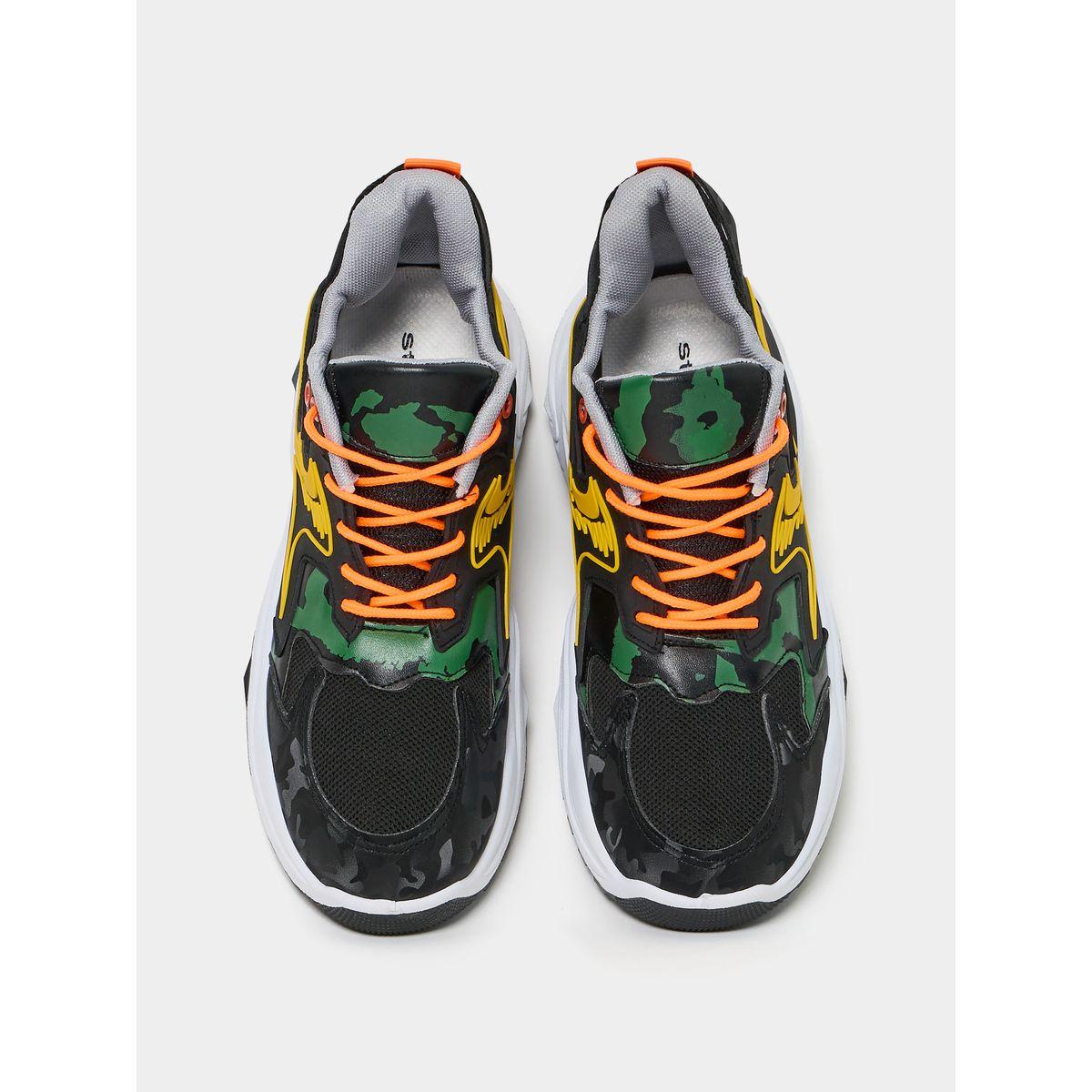 Styli Contrast Detail Textured Sneakers-men-shoes-sneakers-image-5