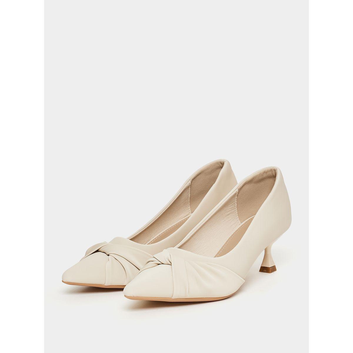 Styli Knot Embellished Pointed Toe Pumps-women-shoes-heels-image-2