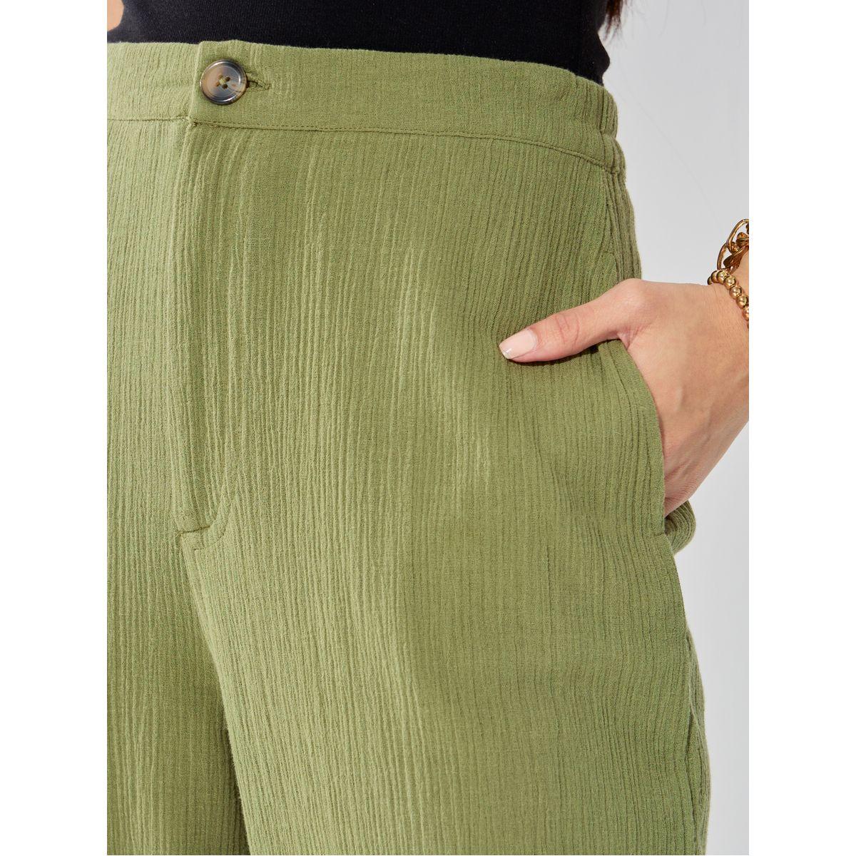 Styli Elevate High Rise Wide Leg Textured Trouser-women-clothing-bottoms-trousers-image-3