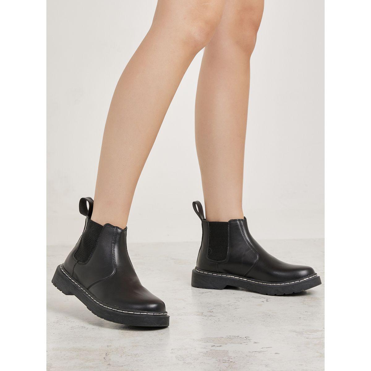 Styli Low Top Ankle Length Chelsea Boots-women-shoes-boots-image-1