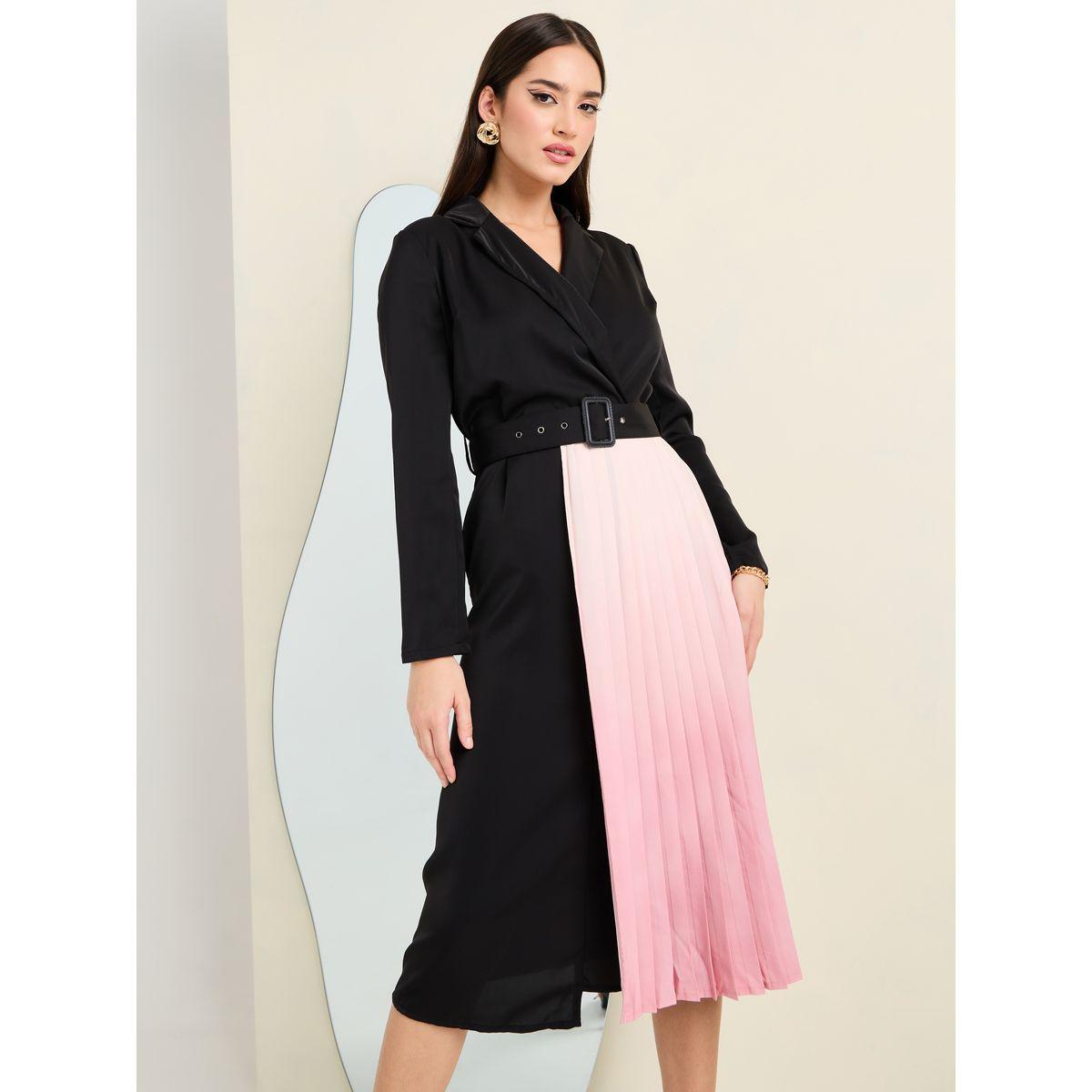 فستان ميدي بتفاصيل كسرات-women-clothing-dresses-image-3