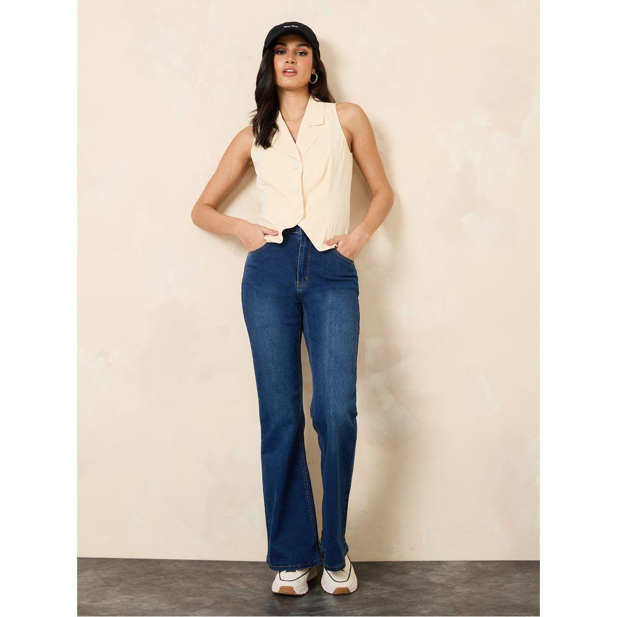 جينز واسع الأرجل بخصر عالي-women-clothing-bottoms-jeans-image-1