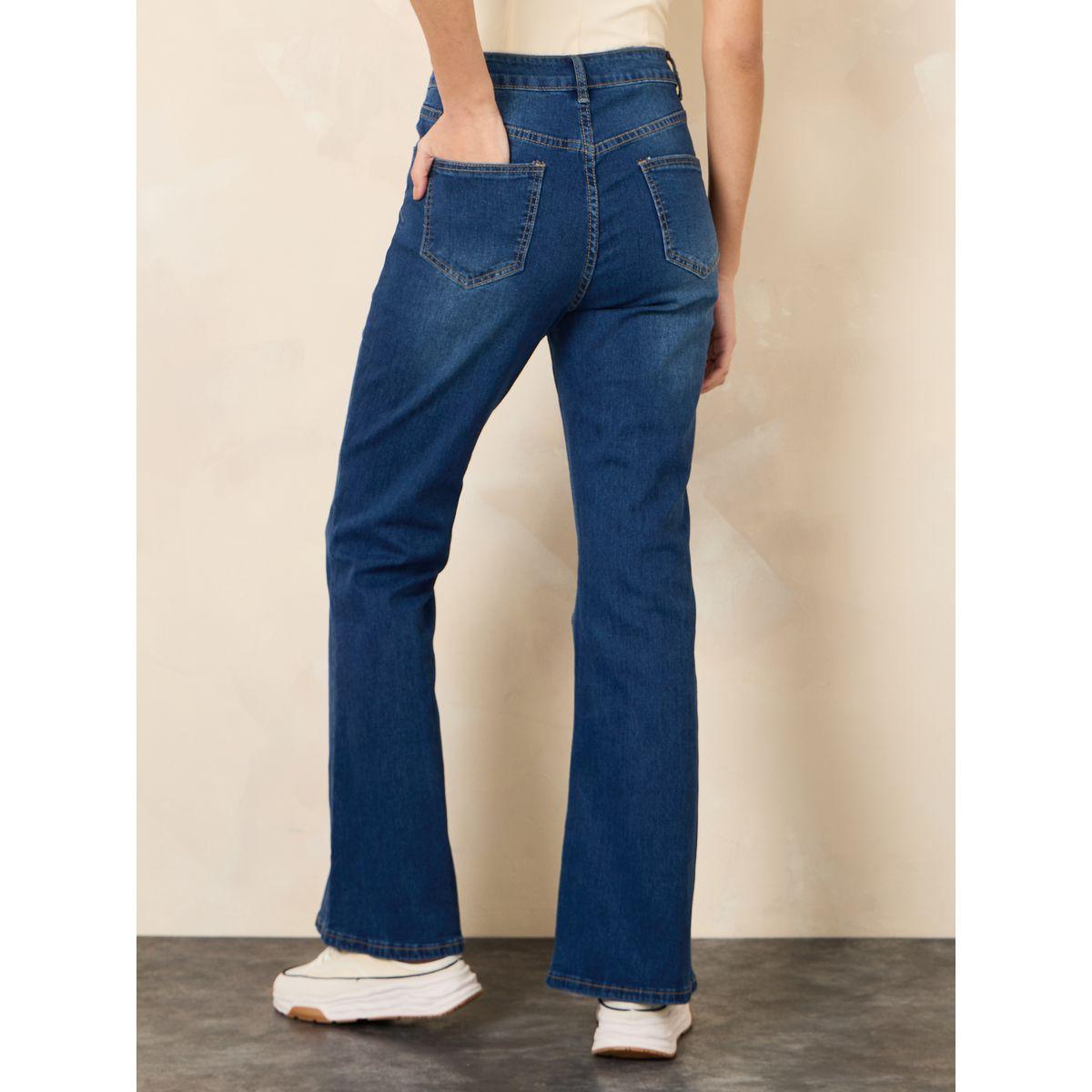 Styli High Rise Fit and Flare Jeans-women-clothing-bottoms-jeans-image-4