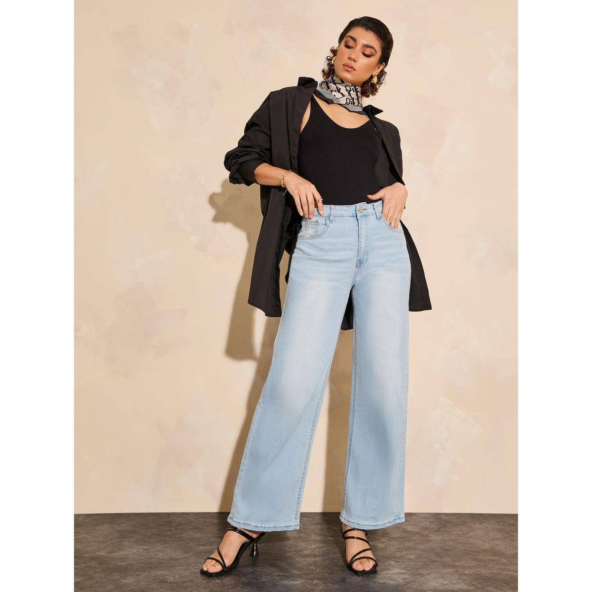 جينز واسع الأرجل بخصر عالي-women-clothing-bottoms-jeans-image-1