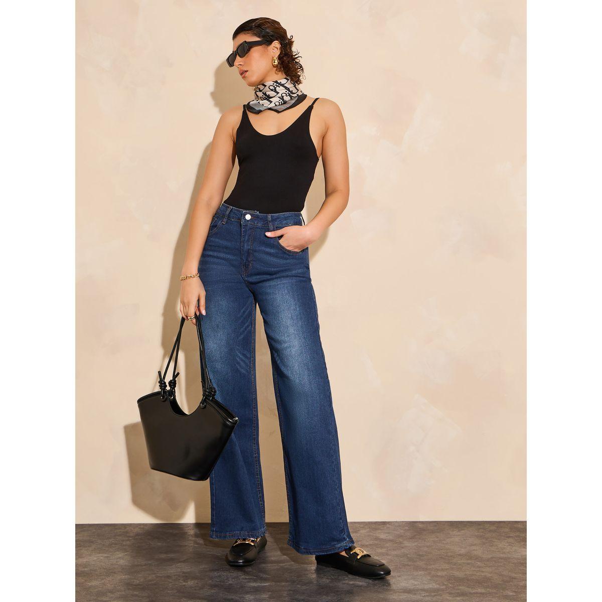 جينز واسع الأرجل بخصر عالي-women-clothing-bottoms-jeans-image-1