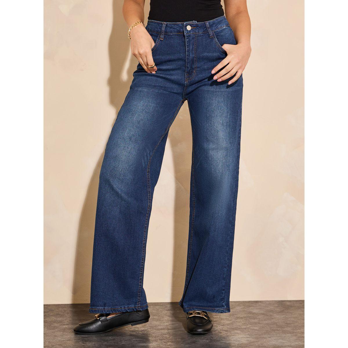 جينز واسع الأرجل بخصر عالي-women-clothing-bottoms-jeans-image-2