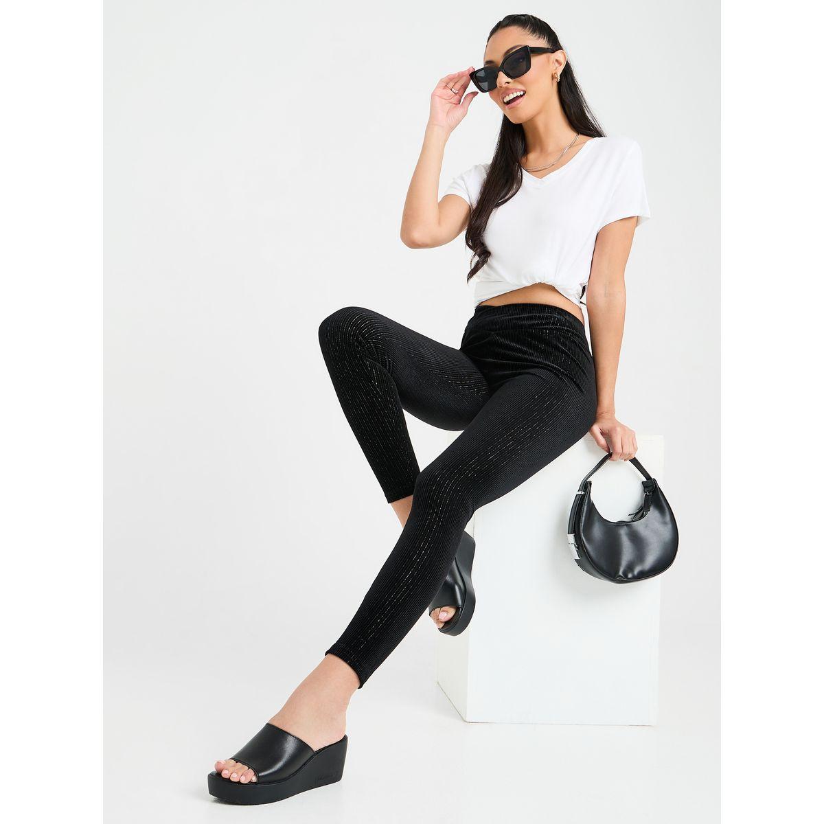 Styli Lurex Striped Slim Fit Pant-women-clothing-bottoms-trousers-image-1