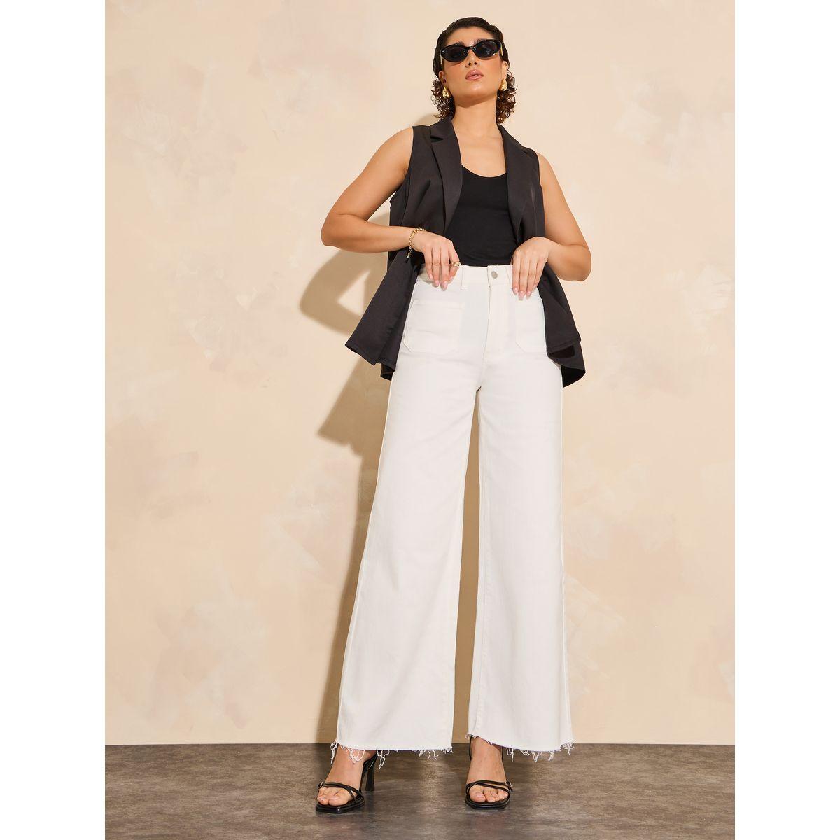 Styli High Rise Patch Pocket Detail Wide Leg Jeans-women-clothing-bottoms-jeans-image-1
