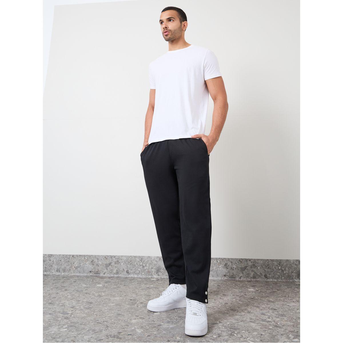 Styli Limited Interlock Relaxed Fit Snap Button Detail Jogger-men-clothing-bottoms-joggers-image-1