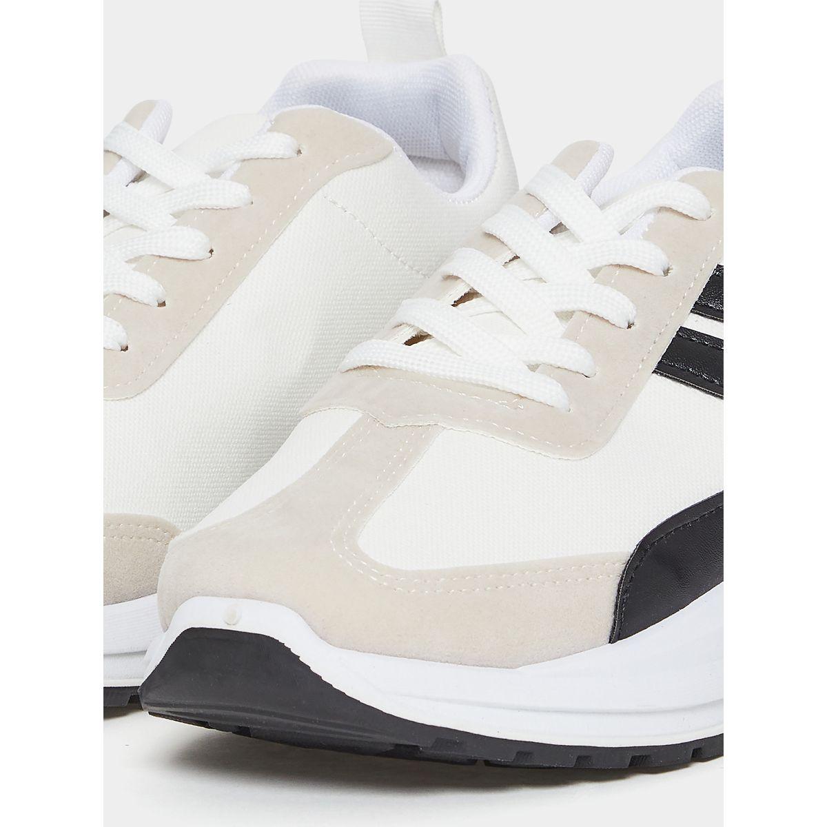 Styli Contrast Side Stripe Lace Up Sneakers-men-shoes-sneakers-image-6