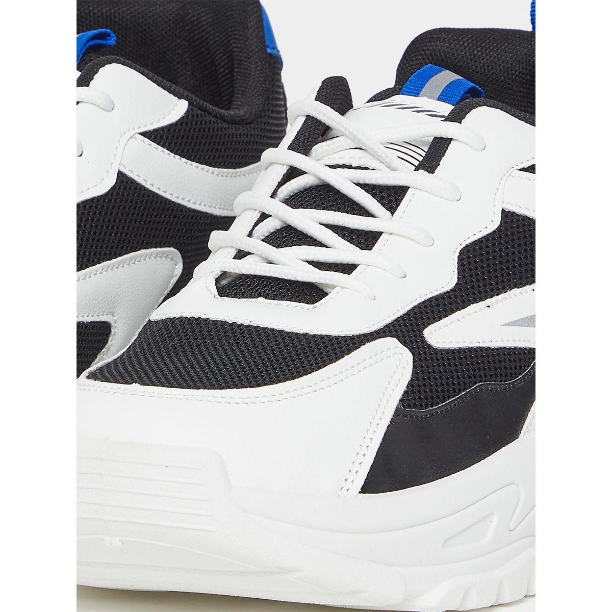 Styli Textured Chunky Sole Colorblock Lace Up Sneakers-men-shoes-sneakers-image-6