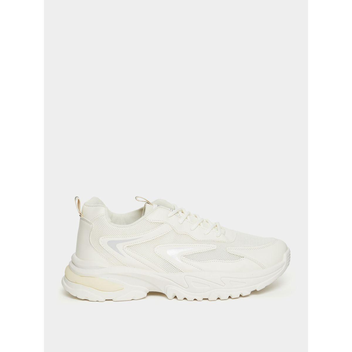 Styli Textured Chunky Sole Lace Up Sneakers-men-shoes-sneakers-image-1