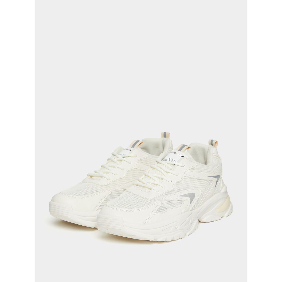 Styli Textured Chunky Sole Lace Up Sneakers-men-shoes-sneakers-image-2