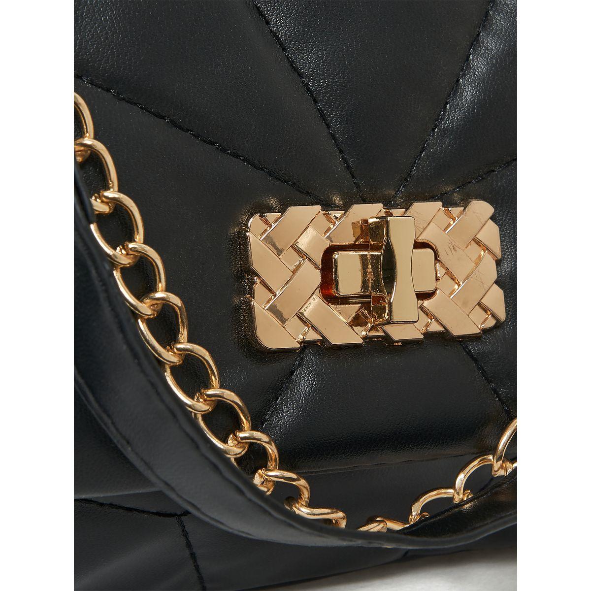Styli Quilted Shoulder Bag with Turn Lock-women-bagsandwallets-handbags-image-2