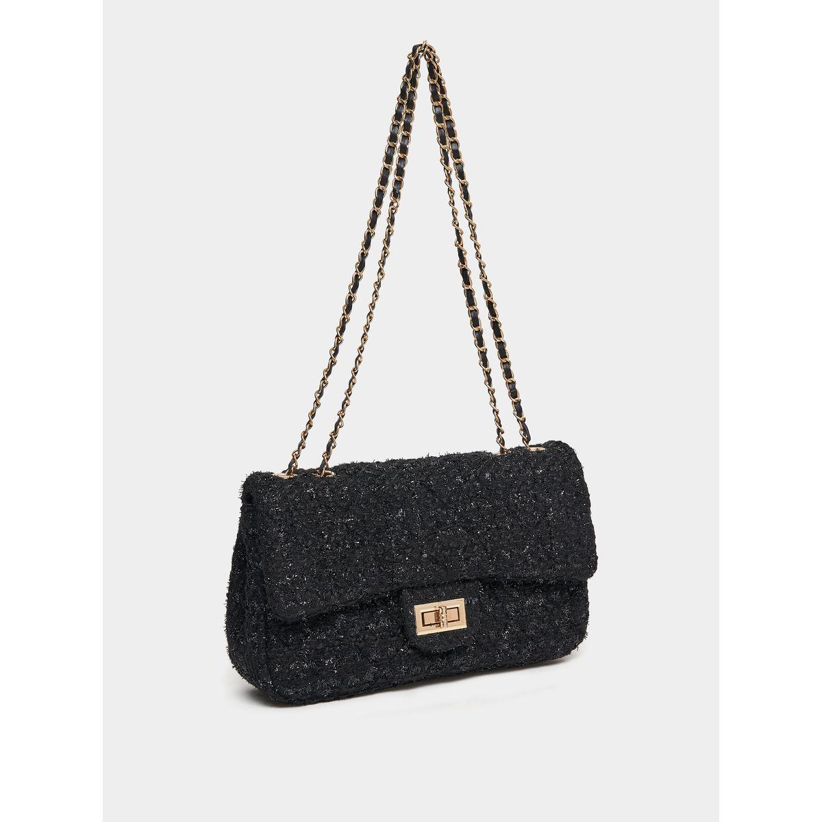 Styli Textured Chain Strap Design Bag-women-bagsandwallets-handbags-image-1
