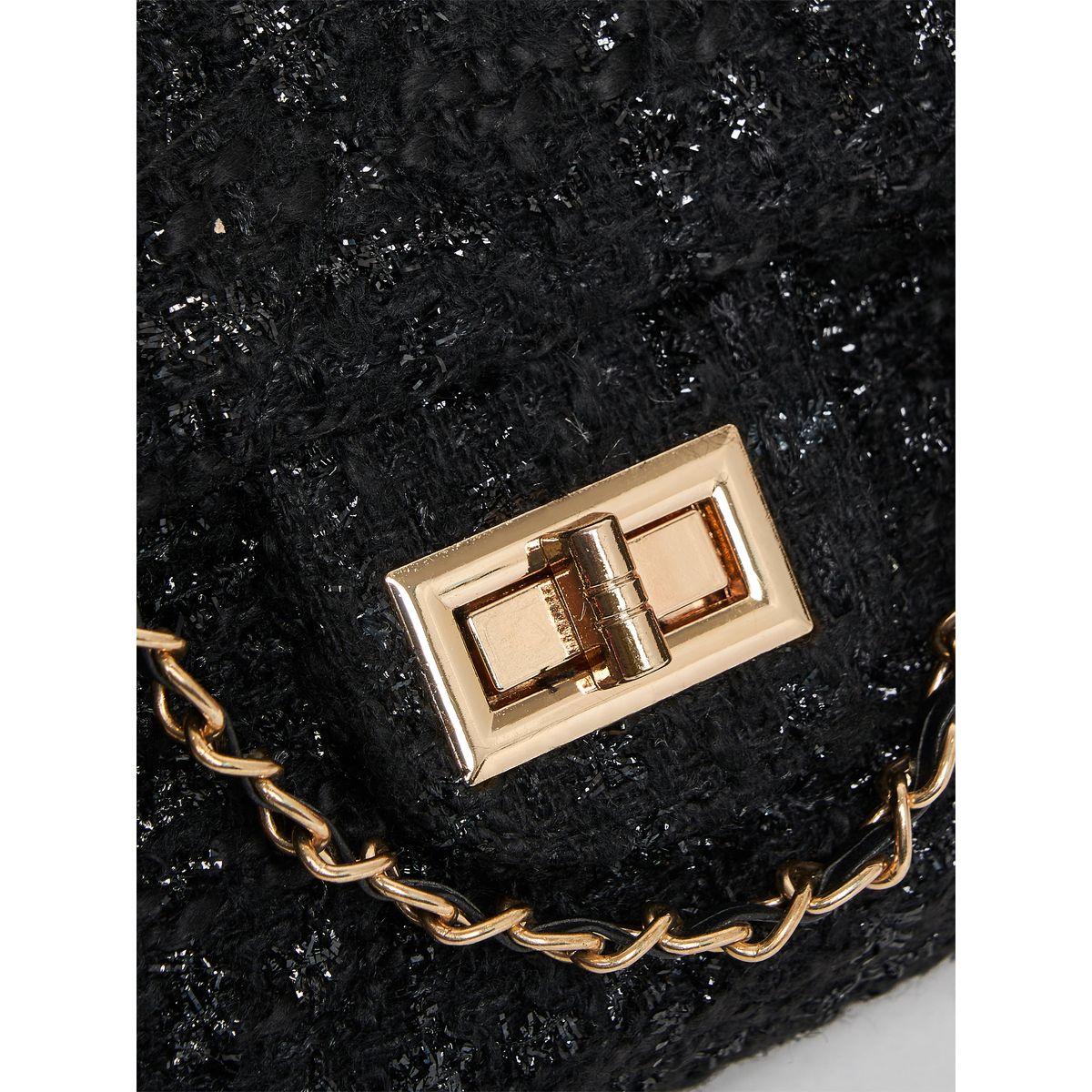 Styli Textured Chain Strap Design Bag-women-bagsandwallets-handbags-image-2
