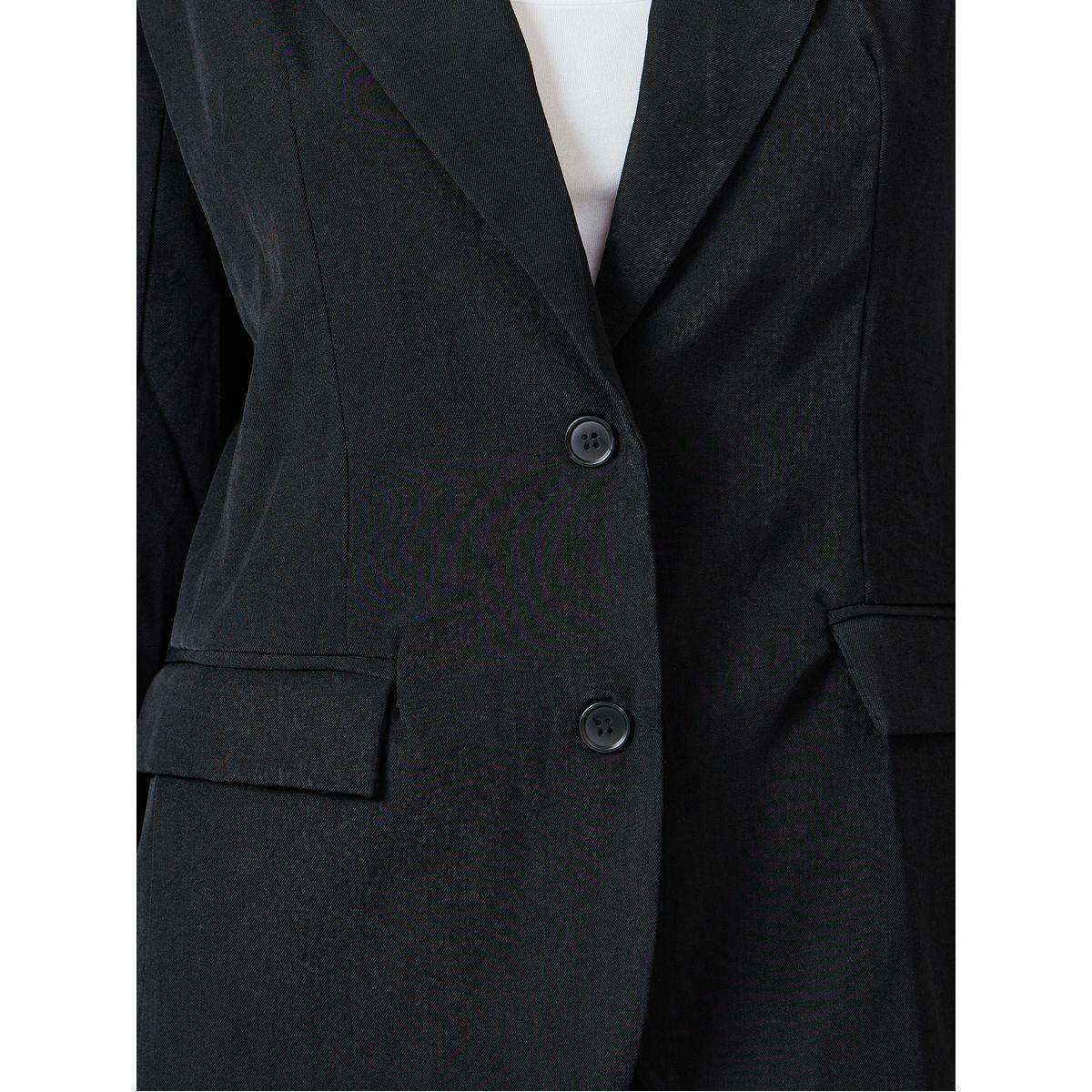 Styli Regular Fit Flap Detail Buttoned Blazer-women-clothing-coatsandjackets-blazers-image-4