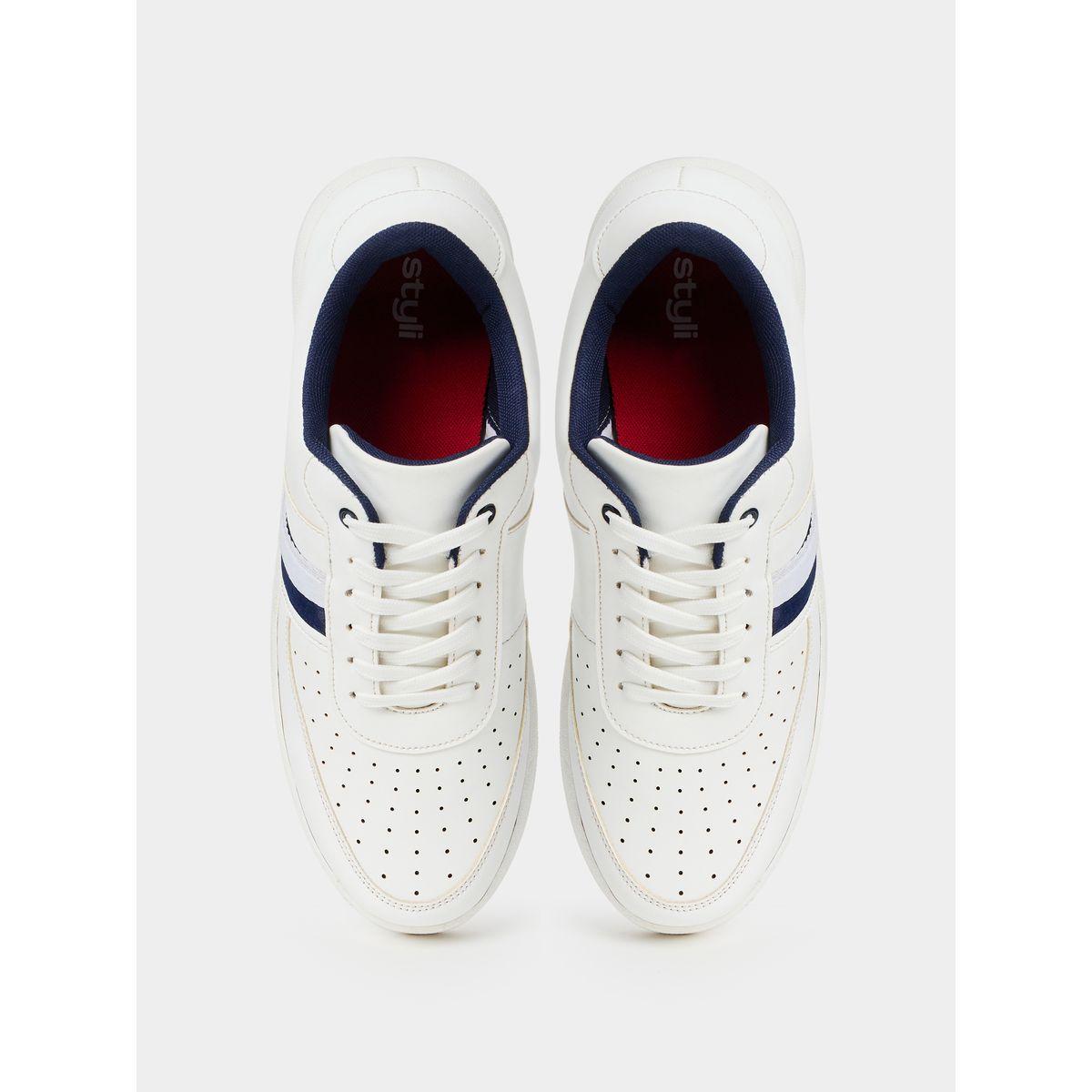Styli Side Panel Detail Lace Up Sneakers-men-shoes-sneakers-image-4
