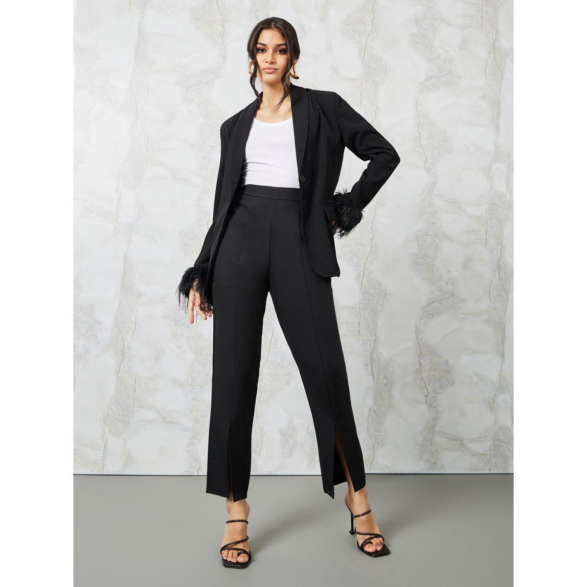 بليزر كاجوال بتفاصيل فرو صناعي-women-clothing-coatsandjackets-blazers-image-2