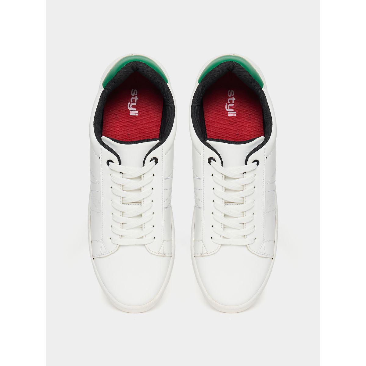 Styli Stitched Contrast Tab Detail Low Top Sneakers-men-shoes-sneakers-image-4