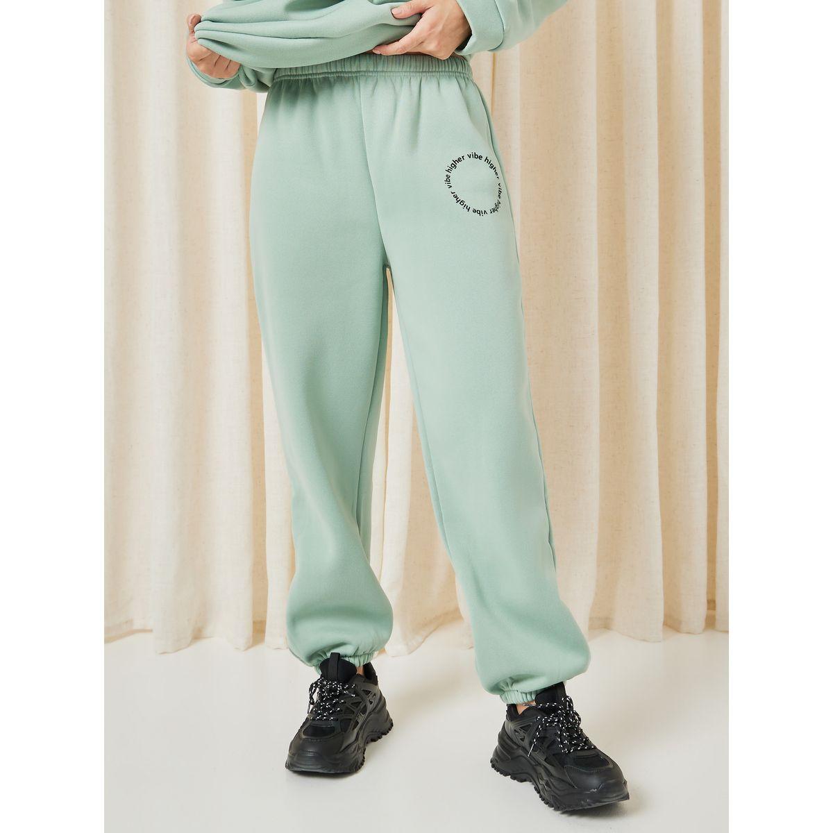 Styli Unwind Terry Fleece Back Slogan Hoodie & Jogger Lounge Set-women-clothing-coordsets-image-3