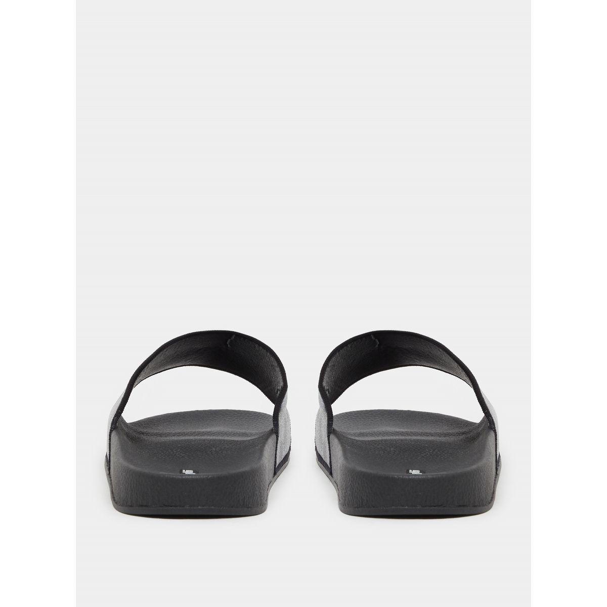 Checked Pattern Strap Slip-On Slides-men-shoes-flipflopsandslides-image-4