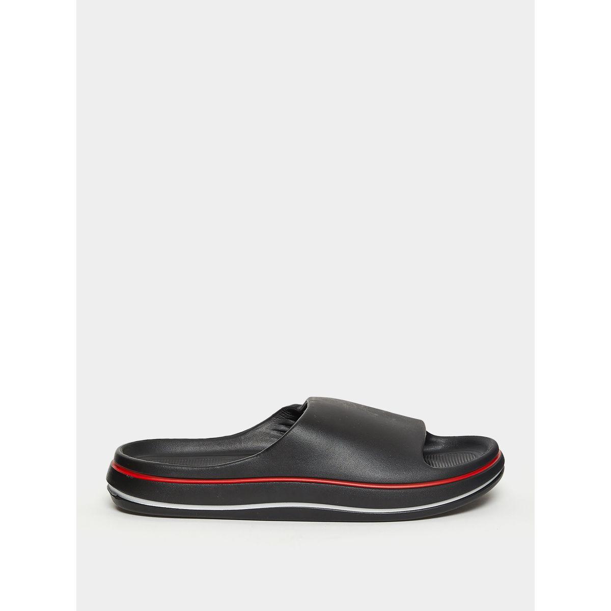 Styli Striped Detail Open Toe Slides-men-shoes-flipflopsandslides-image-1