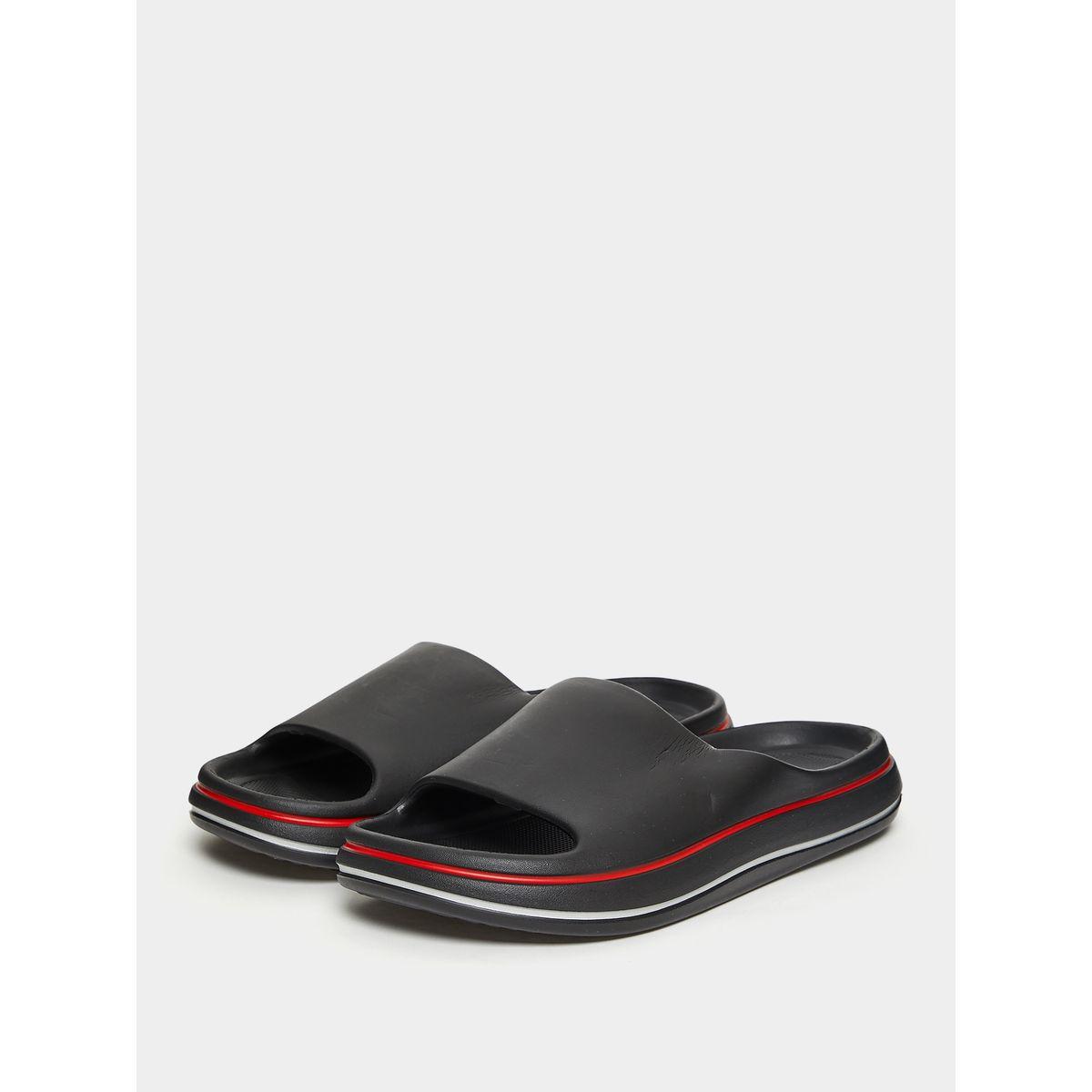 Styli Striped Detail Open Toe Slides-men-shoes-flipflopsandslides-image-2