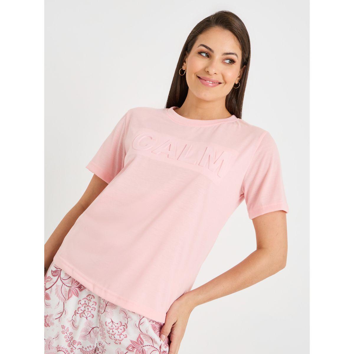 طقم بيجاما من ( بنطال + تيشيرت )-women-clothing-nightwear-pyjamas-longsets-image-2