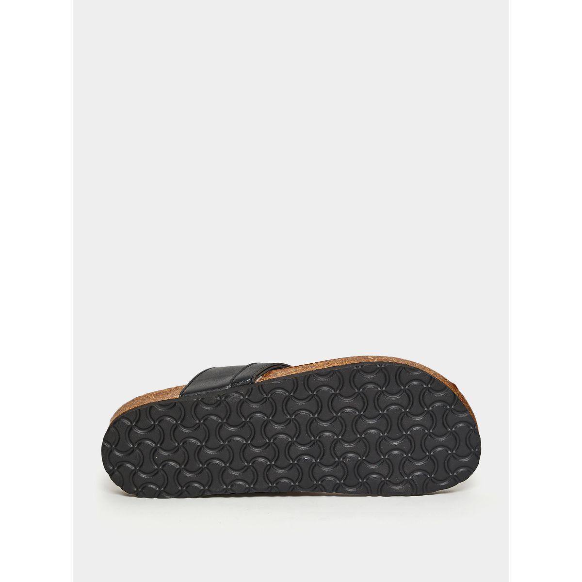 Styli Faux Leather Toe Ring Strap Casual Sandals-men-shoes-sandals-image-6