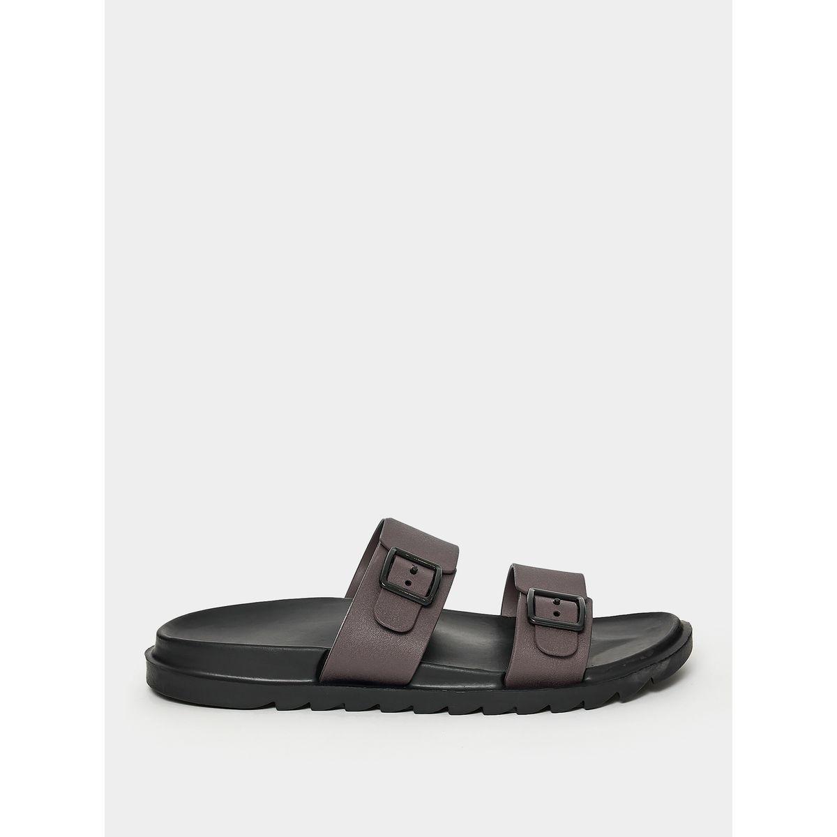Styli Buckle Closure Dual Strap Casual Sandals-men-shoes-sandals-image-1