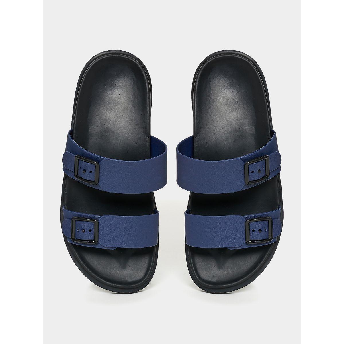 Styli Buckle Closure Dual Strap Casual Sandals-men-shoes-sandals-image-4