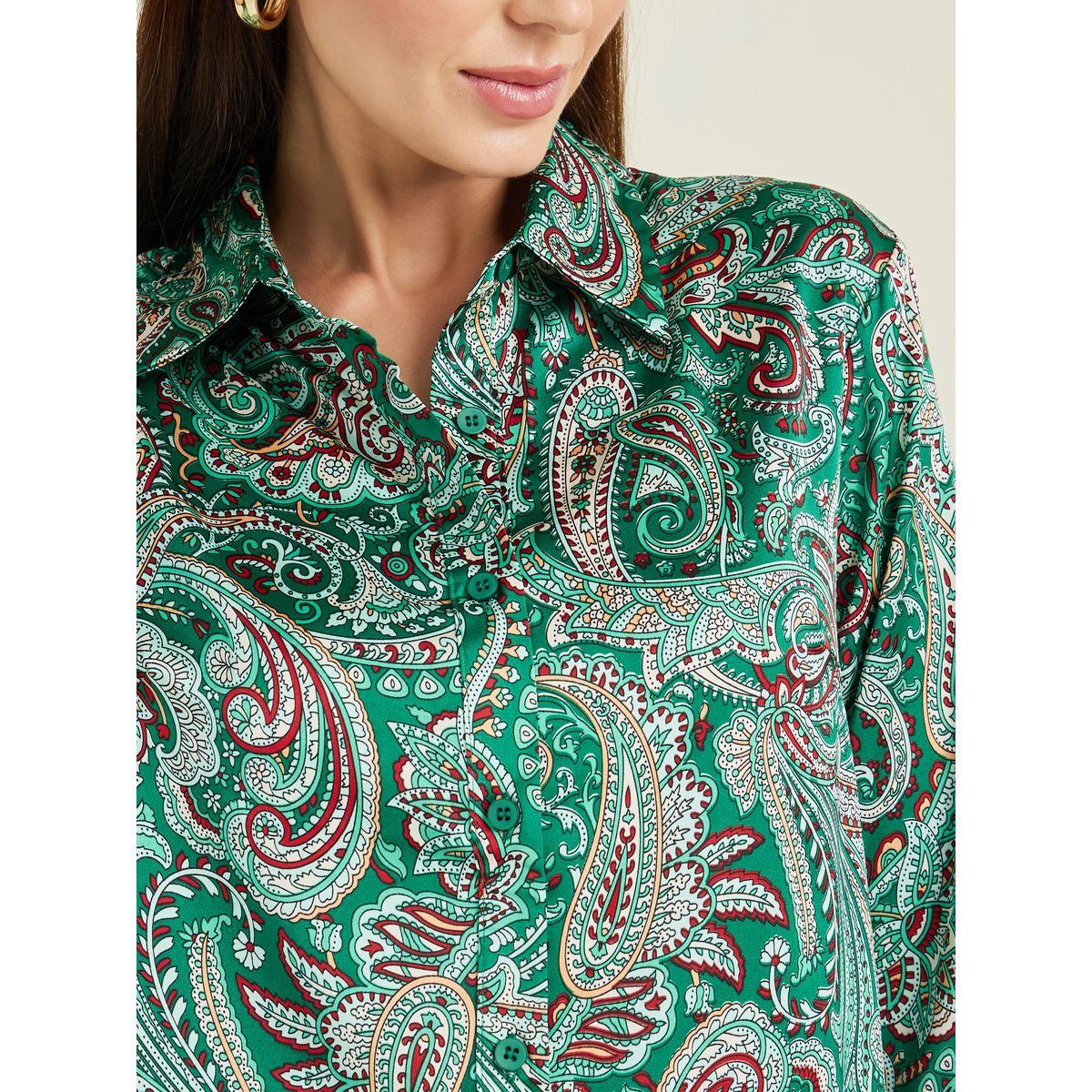 بلوزة كاجوال بقصة عادية-women-clothing-shirtsandblouses-shirts-image-3
