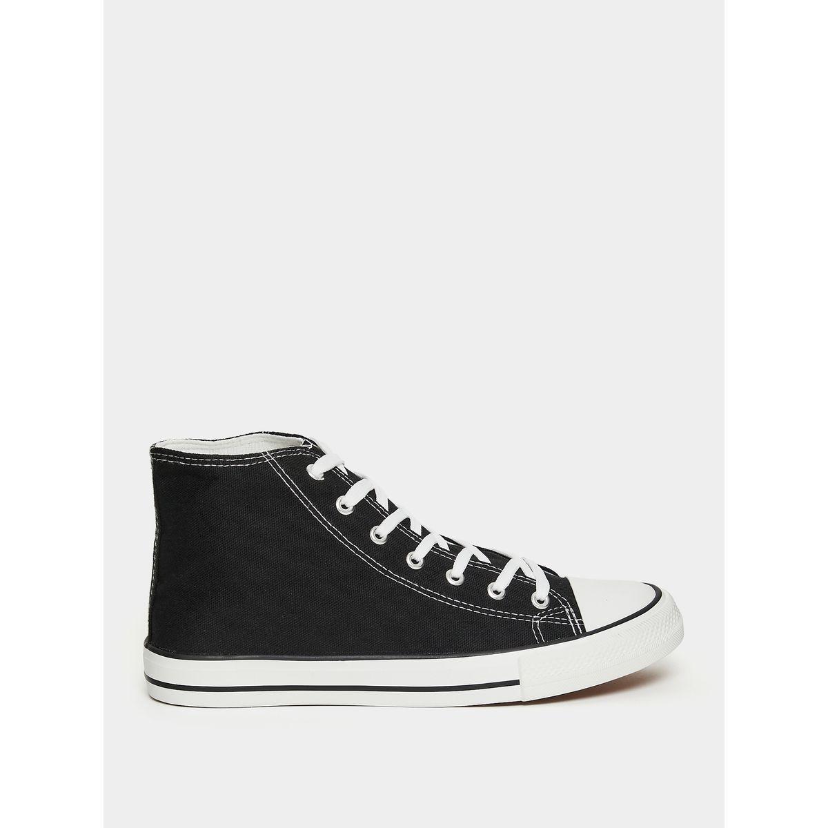 Styli Canvas Lace Up High Top Sneakers-men-shoes-sneakers-image-1