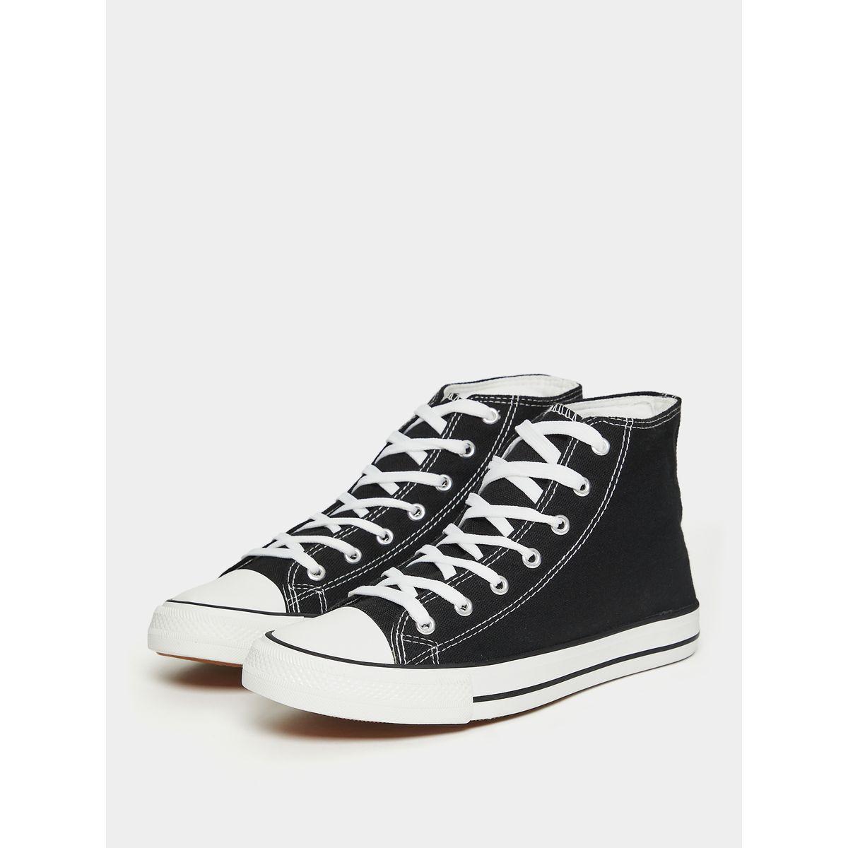 Styli Canvas Lace Up High Top Sneakers-men-shoes-sneakers-image-2