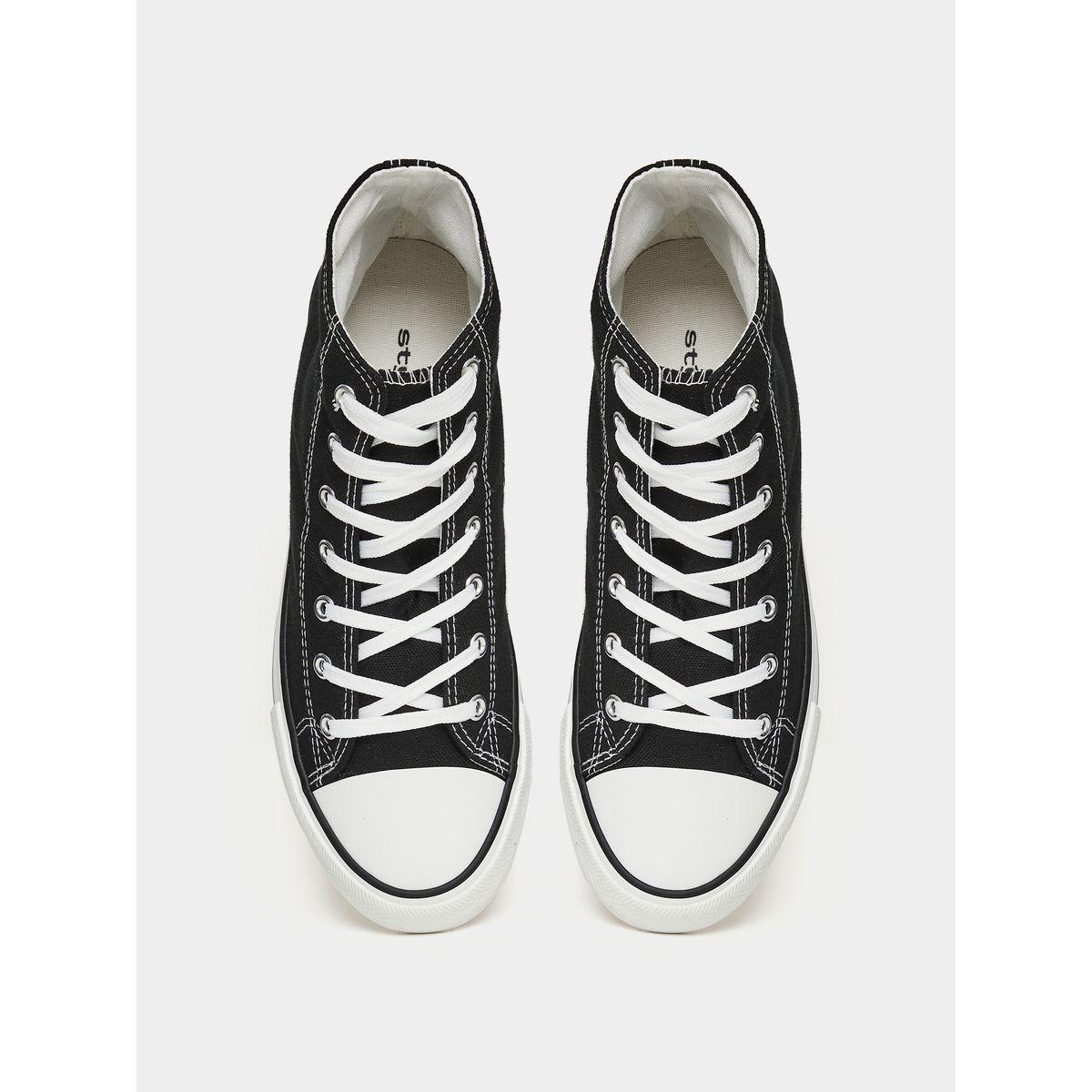Styli Canvas Lace Up High Top Sneakers-men-shoes-sneakers-image-4