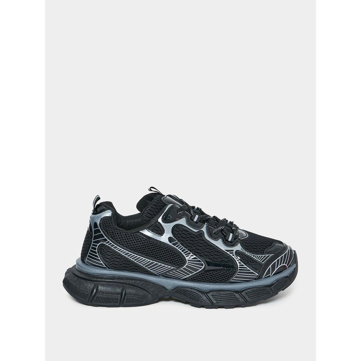 Styli Textured Metallic Detail Sneakers-men-shoes-sneakers-image-2